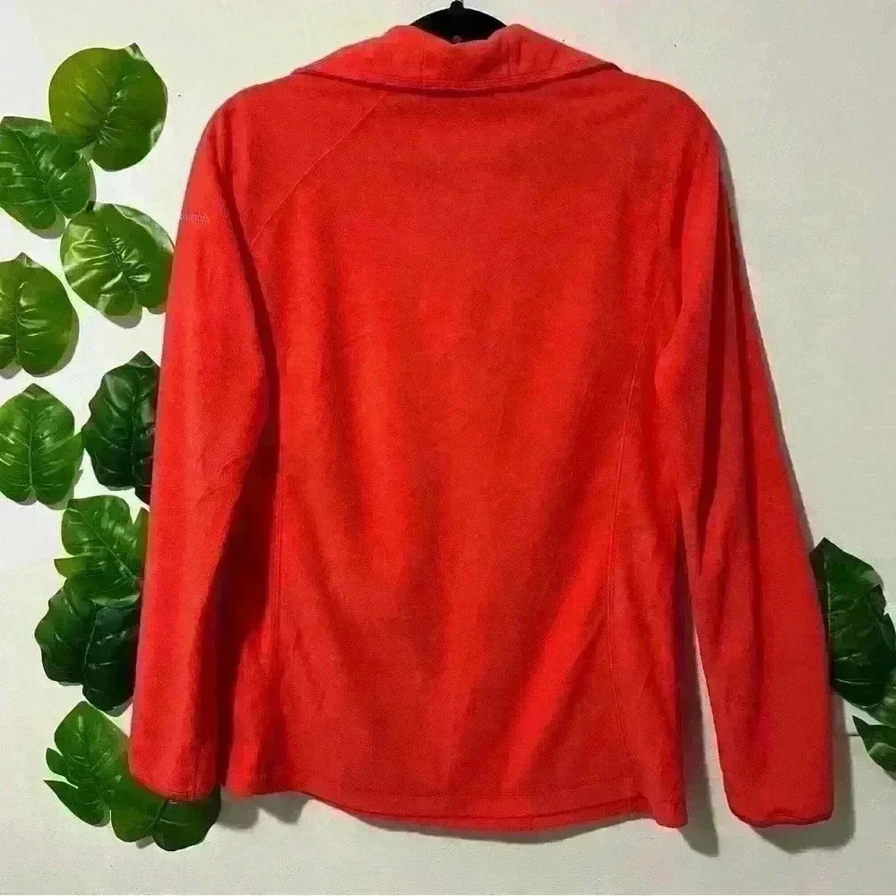 Columbia fleece zip up M salmon color - Picture 2 of 3